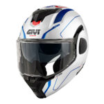 Kaciga GIVI Flip Up X36 PULSE belo plavo crvena L