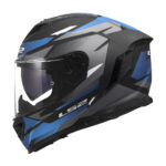 Kaciga LS2 Full Face FF818 STORM III KOMAI crno plava L - Slika 2