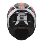 Kaciga LS2 Full Face FF807 DRAGON SUBIC belo plavo crvena M - Slika 4