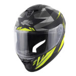 Kaciga Kappa Full Face KV51 ZENITH titanium mat crno žuta XL