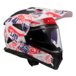 Kaciga LS2 Enduro MX702 PIONEER II FANTASY belo crveno plava XL - Slika 7