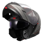 Kaciga LS2 Flip Up FF908 STROBE II CODE crno siva 3XL - Slika 2