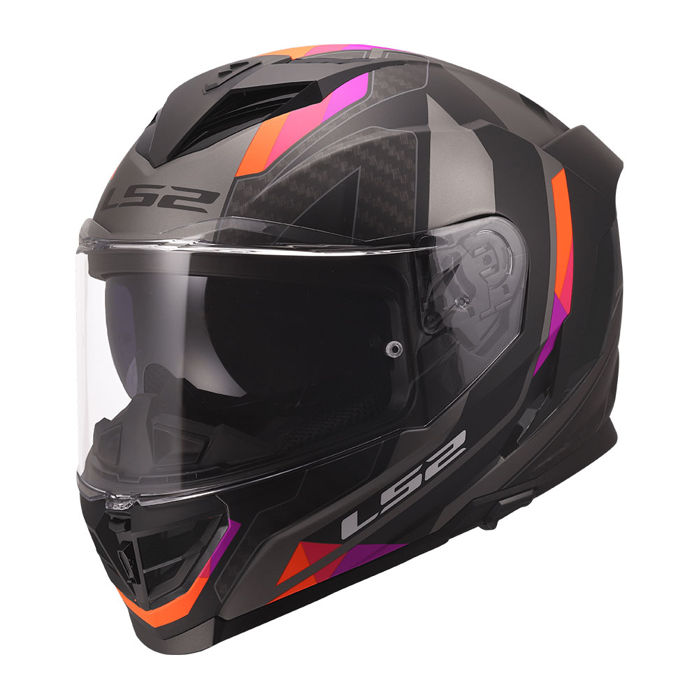 Kaciga LS2 Full Face FF818 STORM III SPORTY sivo ljubičasta