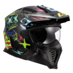 Kaciga LS2 Jet OF606 DRIFTER RAYZ crno plava - Slika 7