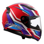 Kaciga LS2 Full Face FF353 RAPID II FLITZ belo plavo crvena XXL - Slika 6
