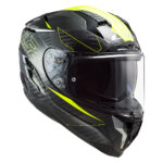 Kaciga LS2 Full Face FF327 CHALLENGER CARBON FOLD žuta sa naočarima XL - Slika 3
