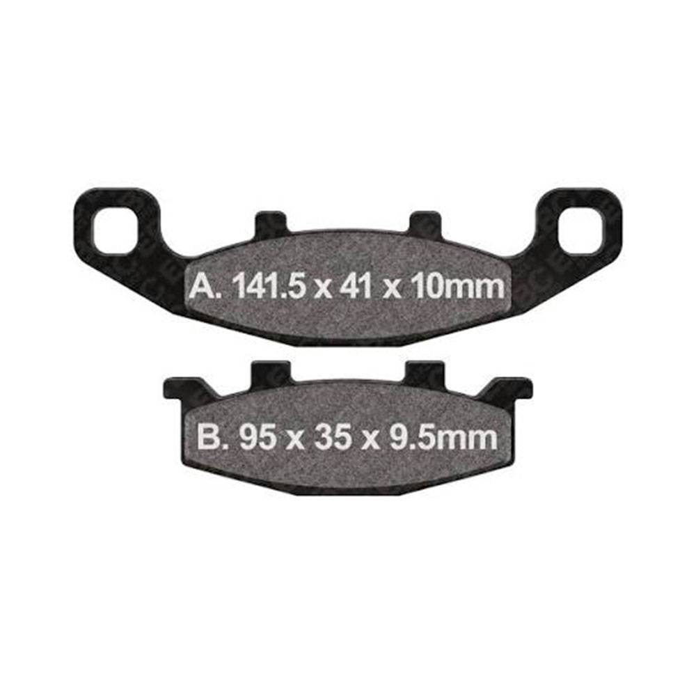 Disk pločice EBC FA129V ( SEMI - SINTER )