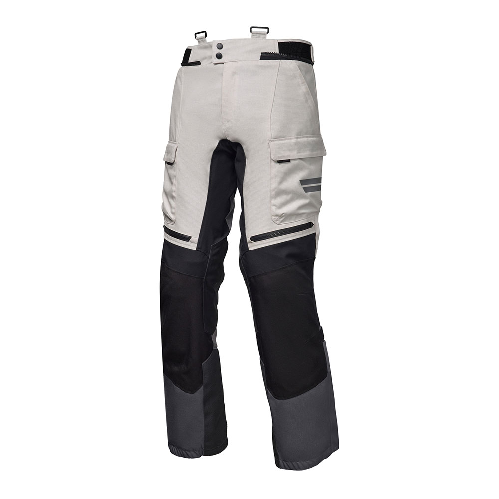 Pantalone MODEKA ATLAZ svetlo sivo crne XL