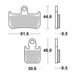 Disk pločice BREMBO 07YA46SA ( SINTER )