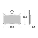 Disk pločice BREMBO 07HO2807 ( CARBON - CERAMIC )
