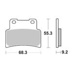 Disk pločice BREMBO 07GR77SA ( SINTER )