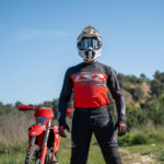 Dres Motocross LS2 GRAVEL crno crveni - Slika 6
