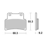 Disk pločice BREMBO 07100XS ( SINTER )