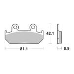 Disk pločice BREMBO 07HO21SA ( SINTER )