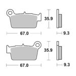 Disk pločice BREMBO 07YA41SD ( SINTER )