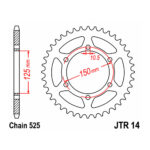 Lančanik zadnji JT JTR14-43 (525) 43 zuba