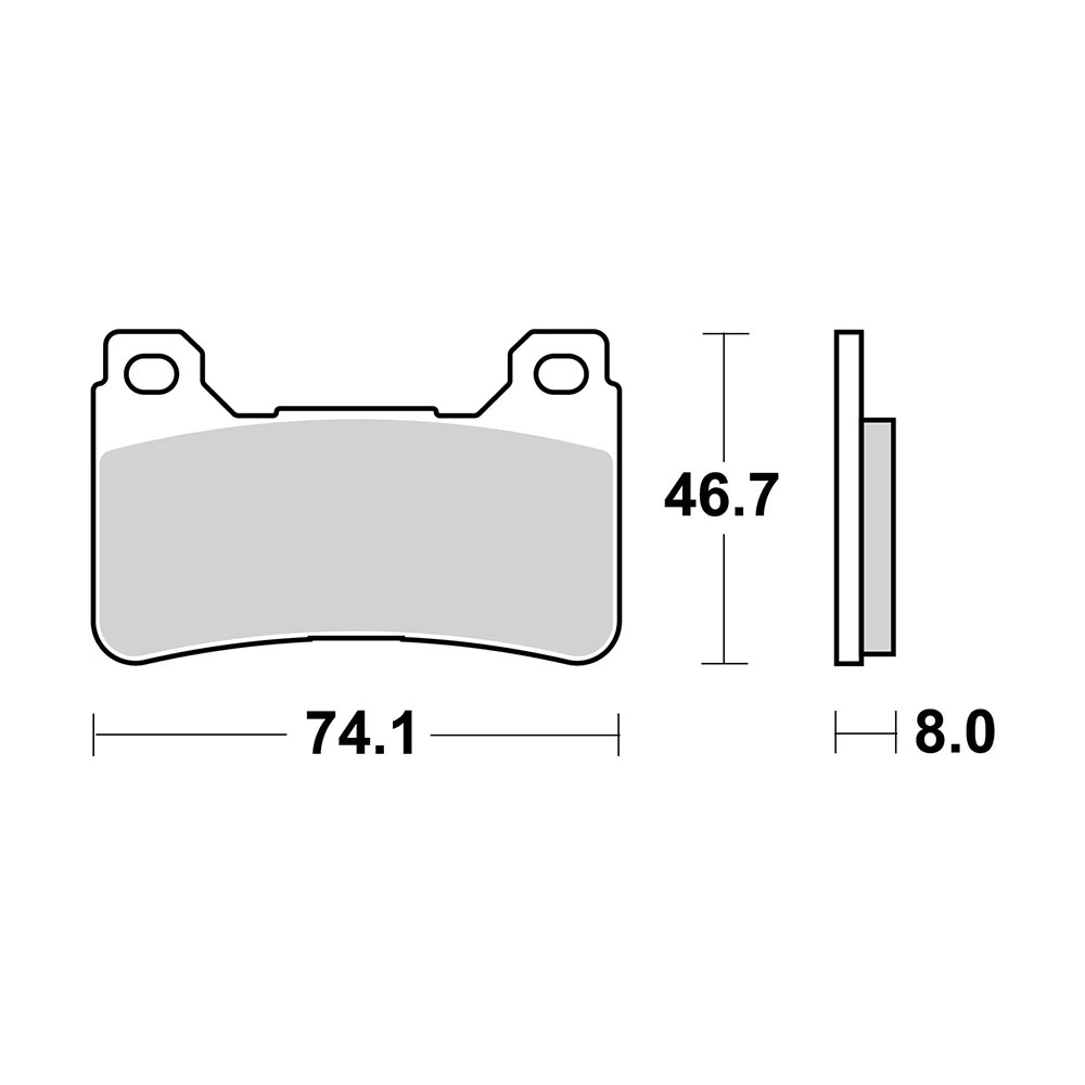 Disk pločice BREMBO 07HO50SA ( SINTER )