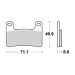 Disk pločice BREMBO 07SU27SA ( SINTER )