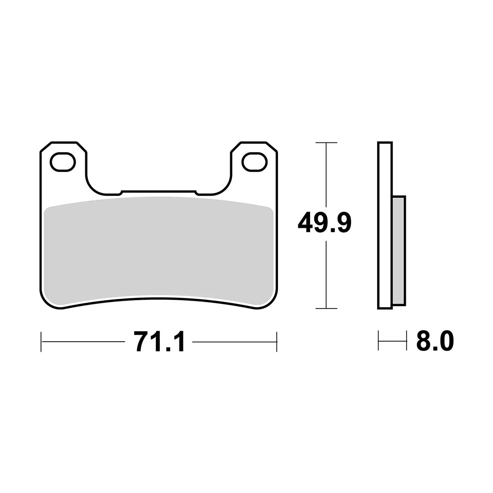 Disk pločice BREMBO 07SU27SA ( SINTER )
