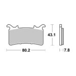 Disk pločice BREMBO 07GR99SA ( SINTER )