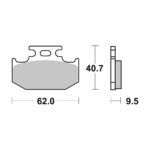 Disk pločice BREMBO 07SU18SD ( SINTER )