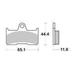Disk pločice BREMBO 07YA45SD ( SINTER )
