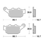 Disk pločice BREMBO 07029XS ( SINTER )