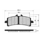 Disk pločice BREMBO 07BB37LA ( SINTER )