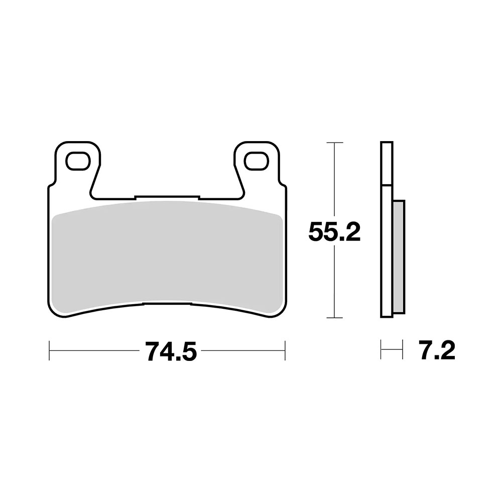 Disk pločice BREMBO 07HO4507 ( CARBON - CERAMIC )