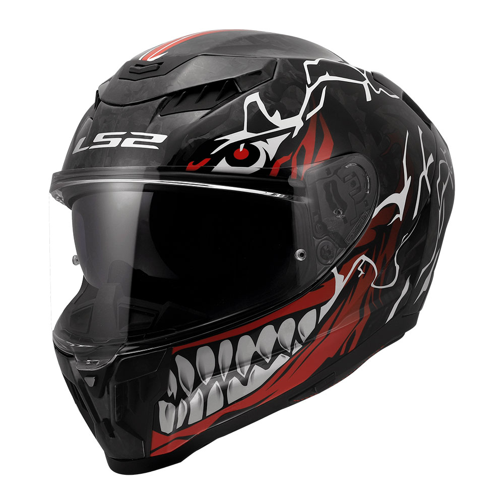 Kaciga LS2 Full Face FF807 DRAGON FC INCUBUS belo crvena M