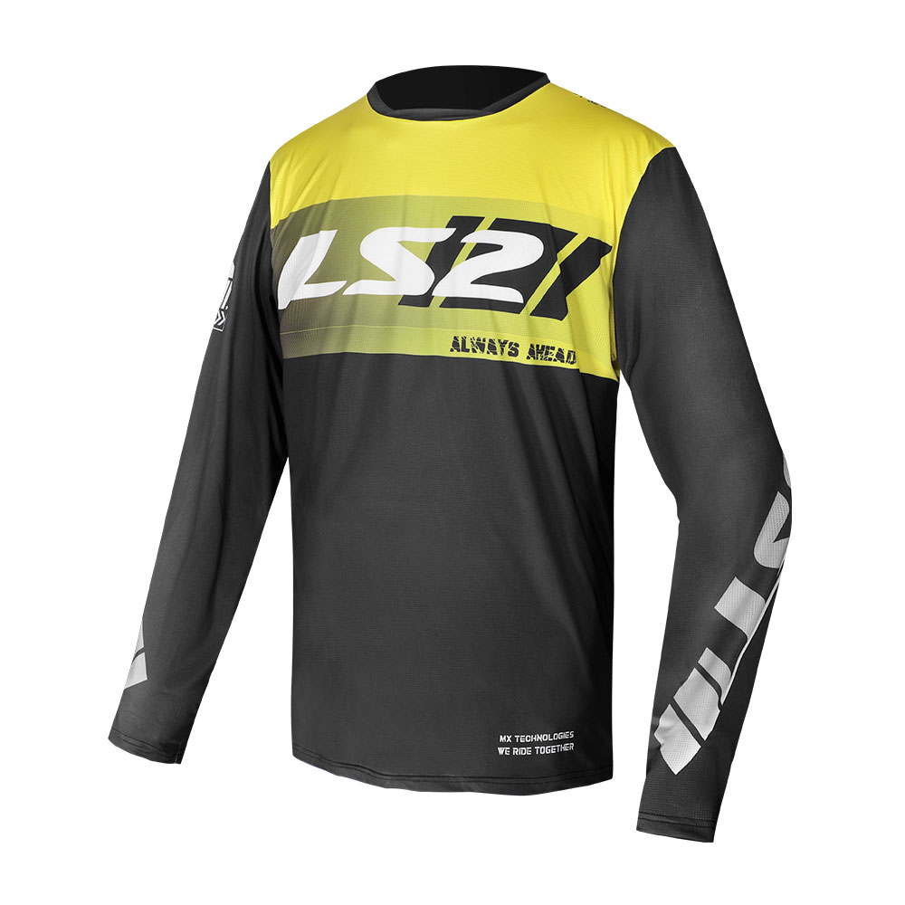 Dres Motocross LS2 GRAVEL crno žuti M