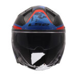 Kaciga LS2 Jet OF603 INFINITY II NIGHTLINE plavo crvena XL - Slika 5