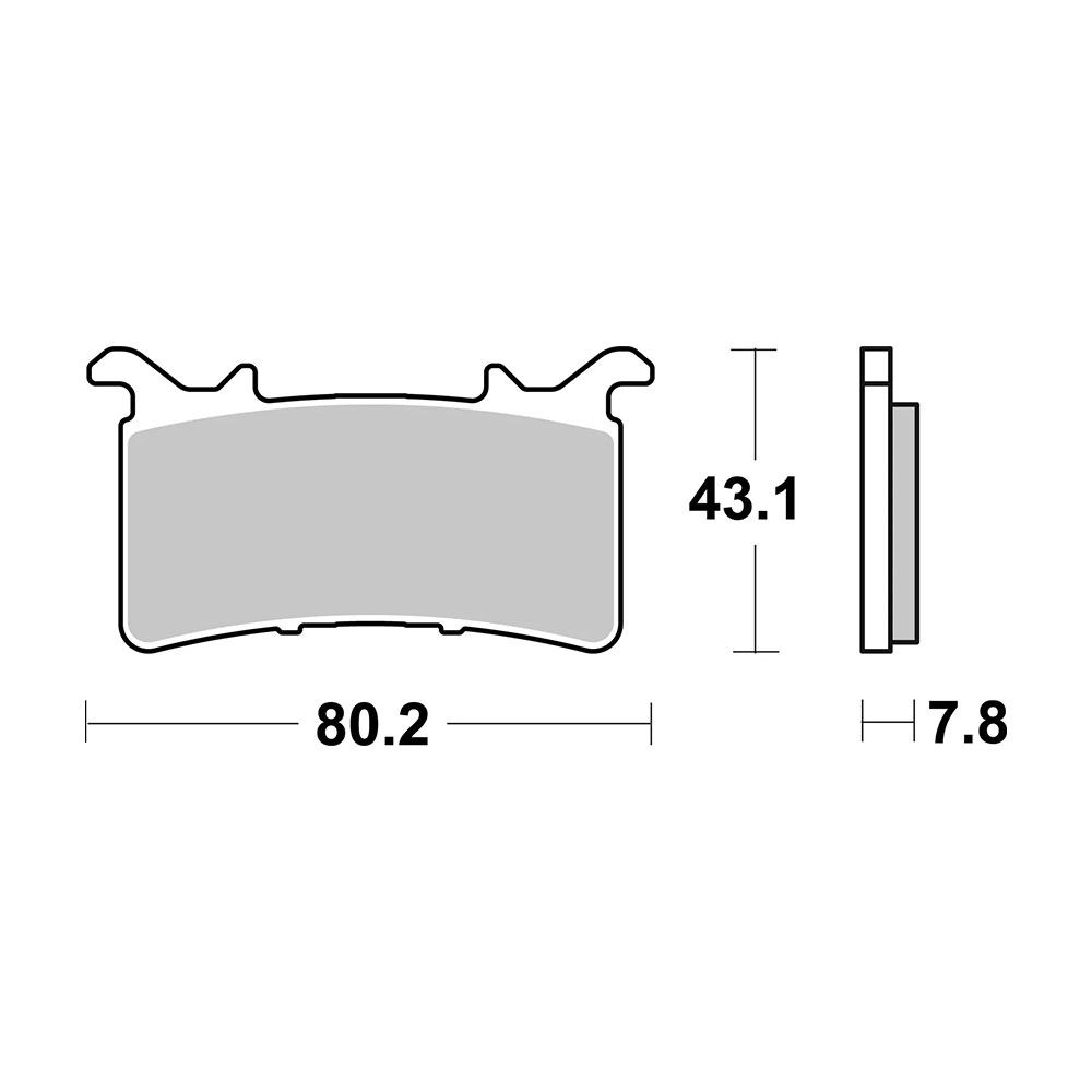 Disk pločice BREMBO 07GR99SR ( SINTER )