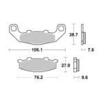 Disk pločice BREMBO 07KA1117 ( CARBON - CERAMIC )