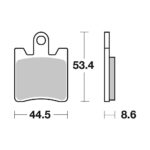 Disk pločice BREMBO 07YA09CC ( CARBON - CERAMIC )