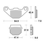 Disk pločice BREMBO 07KA0717 ( CARBON - CERAMIC )