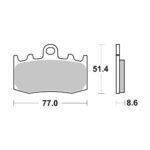 Disk pločice BREMBO 07BB26SA ( SINTER )