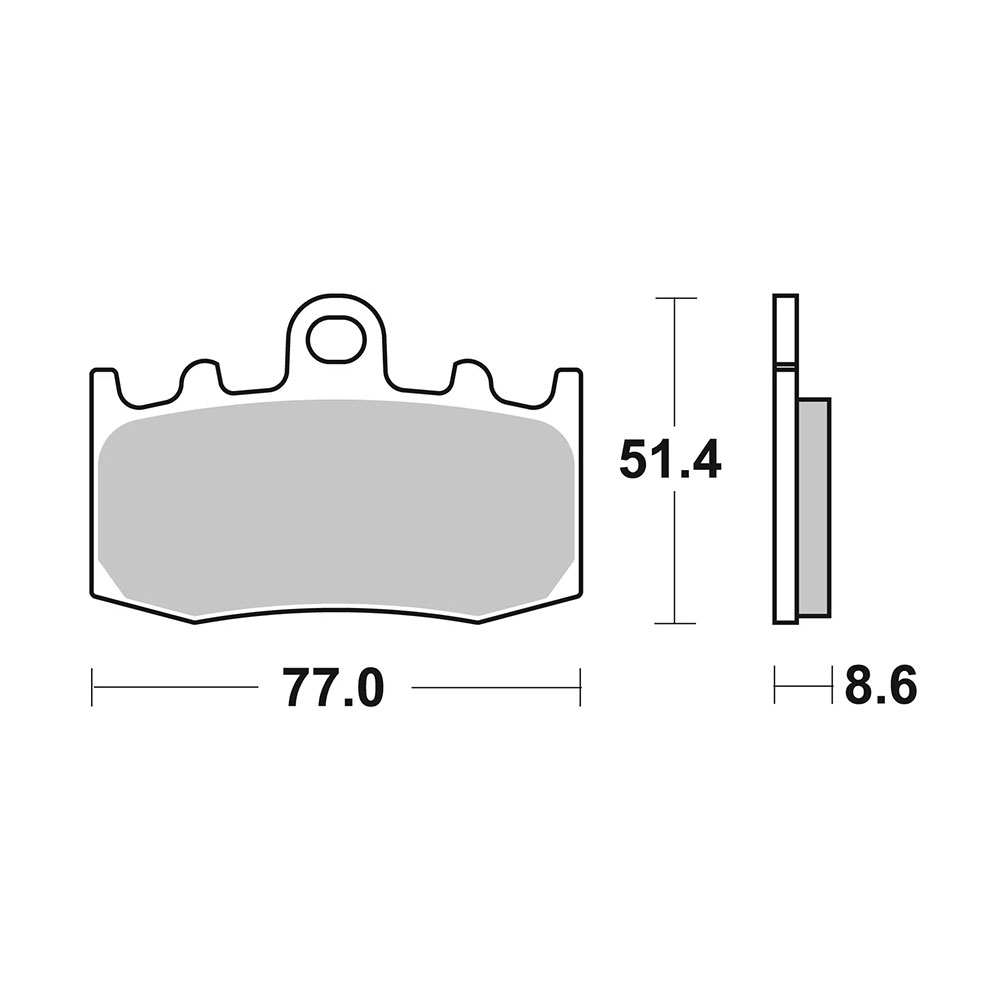 Disk pločice BREMBO 07BB26SA ( SINTER )