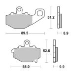 Disk pločice BREMBO 07KA16SP ( SINTER )