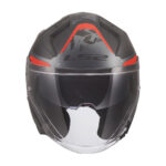 Kaciga LS2 Jet OF603 INFINITY II NIGHTLINE sivo crvena - Slika 5