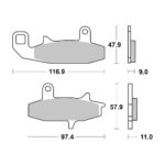 Disk pločice BREMBO 07SU1509 ( CARBON - CERAMIC )