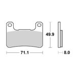Disk pločice BREMBO 07SU27LA ( SINTER )
