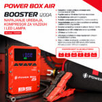 Jump Starter - Booster PB02 sa kompresorom za gume - Slika 7