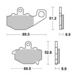 Disk pločice BREMBO 07KA1617 ( CARBON - CERAMIC )