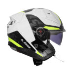 Kaciga LS2 Jet OF603 INFINITY II NIGHTLINE belo žuta L - Slika 4