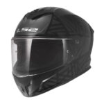 Kaciga LS2 Full Face FF820 RAPID III LABYRINTH crno siva 3XL