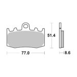 Disk pločice BREMBO 07BB26LA ( SINTER )