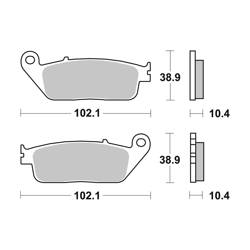 Disk pločice BREMBO 07HO3405 ( CARBON - CERAMIC )