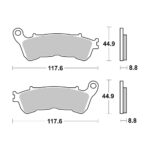 Disk pločice BREMBO 07063XS ( SINTER )