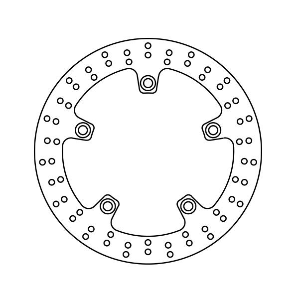 Kočioni disk TRW MST372 BMW F 650 / 700 / 800 GS / GT / R / S / ST